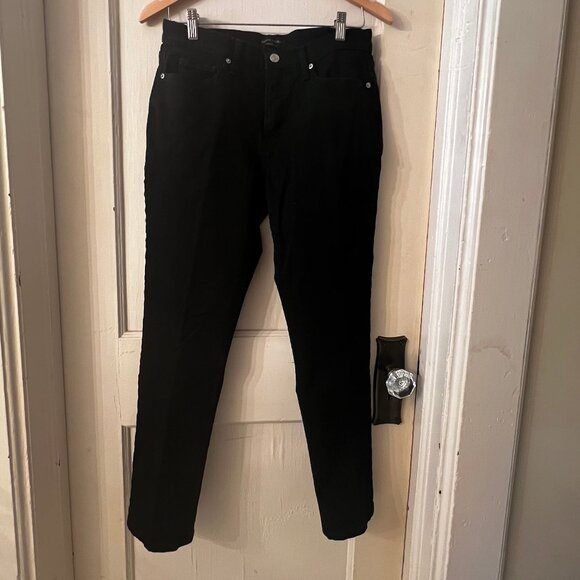 NWT Banana RepublicF Low Rise Black Wash Girlfriend Jean 28 6 Black F327 - Picture 7 of 9